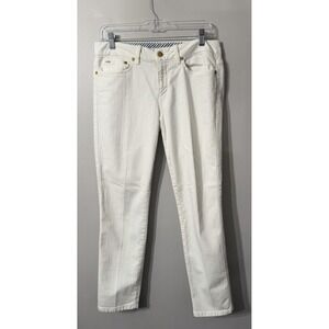 Joe's‎ Jeans Women's Ankle Cigarette White Sz 30 Mid Rise